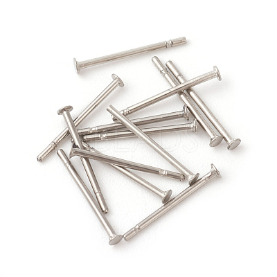 Tarnish Resistant 304 Stainless Steel Flat Head Pins STAS-F192-022P-02-1
