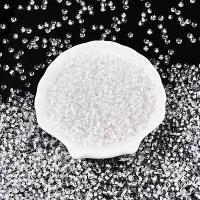 6/0 Inside Colours Transparent Glass Seed Beads X1-SEED-T007-07B-1