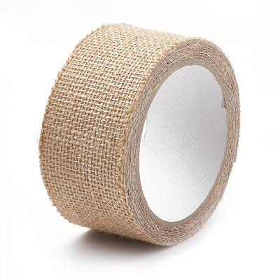 Self Adhesive Burlap Ribbon OCOR-T010-06-4.8cm-1