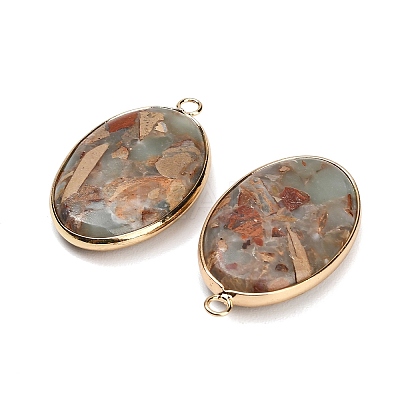 Dyed Synthetic Imperial Jasper Pendants GG-CBAA20A-04G-01-1