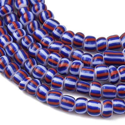 Handmade Lampwork Beads Strands BLOW-K001-01A-16-1