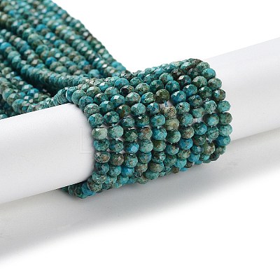 Natural Chrysocolla Beads Strands G-P514-C02-01-1
