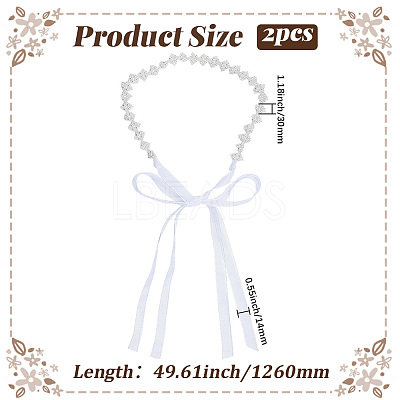 2Pcs Plastic Bead Snow Boot Decoration FIND-GF0009-08C-1