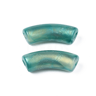 Opaque Acrylic Beads MACR-N009-019G-1