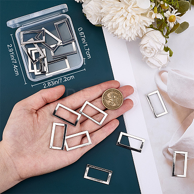 16Pcs Zinc Alloy Buckles FIND-BBC0002-43A-1