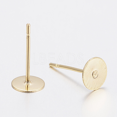 304 Stainless Steel Stud Earring Findings STAS-G179-55G-10mm-1