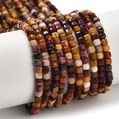 Natural Mookaite Beads Strands G-B107-C03-01-1