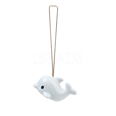 Cute Dolphin Handmade Porcelain Pendant Decorations PR-CBA0EE5-03A-1
