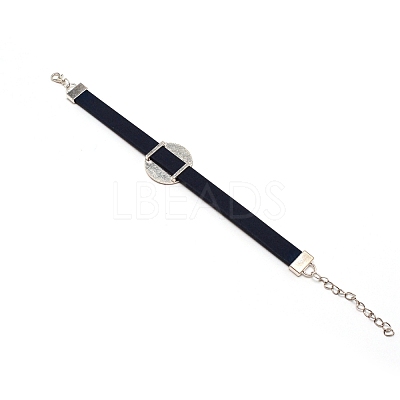 PU Leather Cord Bracelet Making AJEW-TAC0034-02B-1