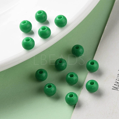 Opaque Acrylic Beads MACR-S370-C6mm-24-1