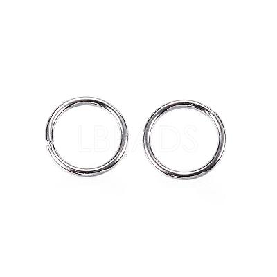 Tarnish Resistant 304 Stainless Steel Open Jump Rings STAS-D448-097P-7mm-1