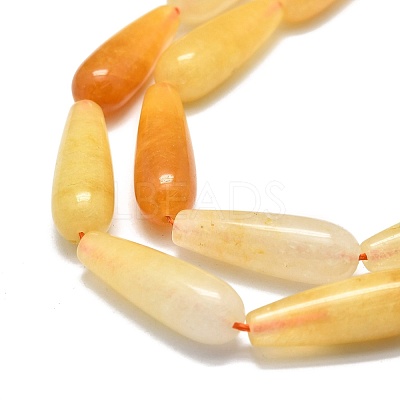Natural Yellow Aventurine Beads Strands G-E576-48-1