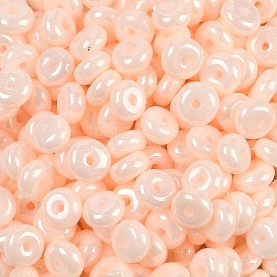 Opaque Colours Luster Glass Seed Beads SEED-P008-01C-14-1