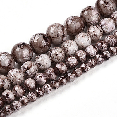 Baking Paint Glass Beads X1-DGLA-N003-10mm-A05-1