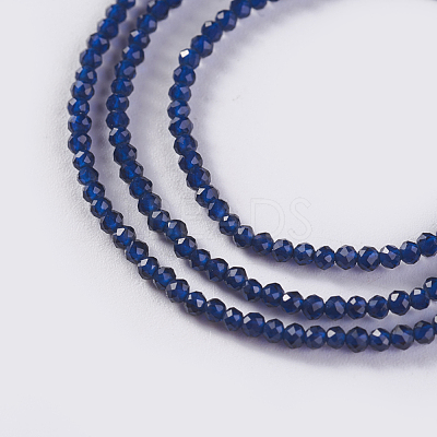 Glass Beads Strands EGLA-E057-02B-02-1