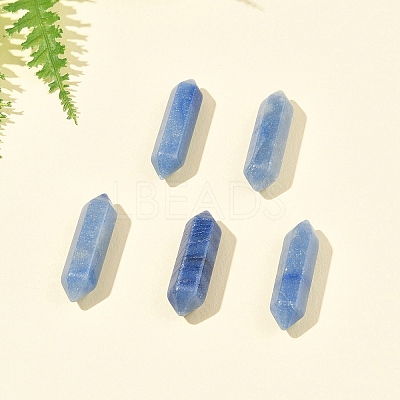5Pcs Natural Blue Aventurine Healing Stones G-FS0005-83K-1
