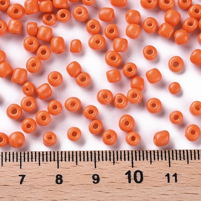 Baking Paint Glass Seed Beads SEED-S002-K4-1