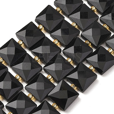 Natural Obsidian Beads Strands G-F839-A33-01-1