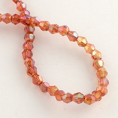 Electroplate Glass Bead Strands EGLA-R094-4mm-11-1