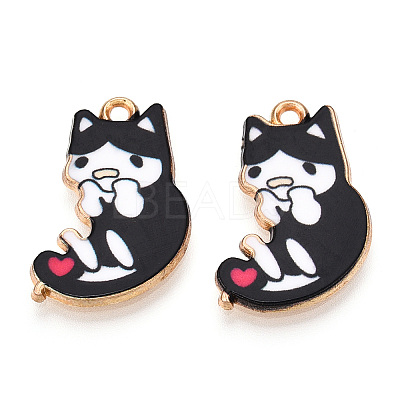 Rack Plating Alloy Pendants FIND-H043-06LG-02-1-1