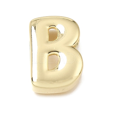 Brass Slide Charms KK-E802-33G-B-1