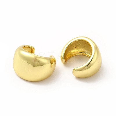 Rack Plating Brass Cuff Earrings for Women LS-EJEW-H091-17G-1