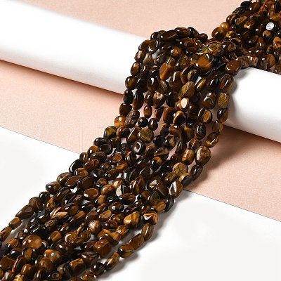 Natural Tiger Eye Beads Strands G-I351-A03-1