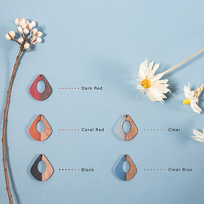Resin & Wood Pendants RESI-OL0001-01-1
