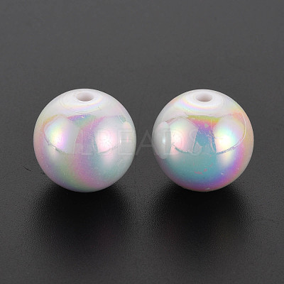 Opaque Acrylic Beads MACR-S370-18mm-01-1