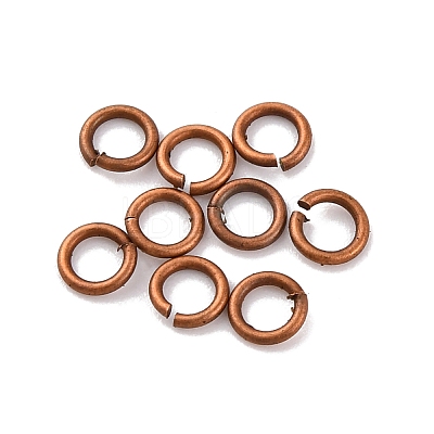 Brass Saw Cut Open Jump Rings KK-G514-01A-R-1