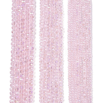 Electroplate Glass Beads Strands EGLA-A044-T8mm-B10-1