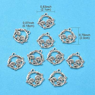 Tibetan Style Alloy Pendants TIBEP-YW0001-70-1