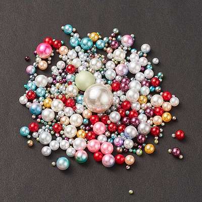 Acrylic Imitation Pearl Beads OACR-XCP0001-01-1