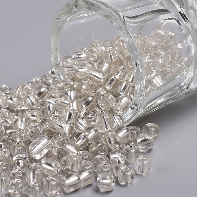 (Repacking Service Available) 6/0 Glass Seed Beads SEED-C014-4mm-21-1