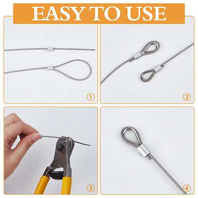 304 Stainless Steel Wire Rope Kit DIY-WH0899-967A-1