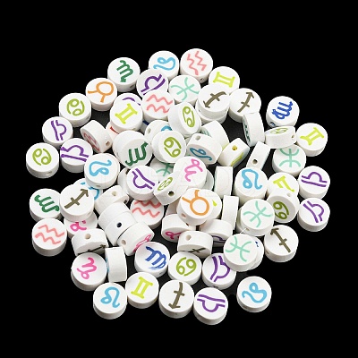 Handmade Polymer Clay Beads CLAY-E005-02-1