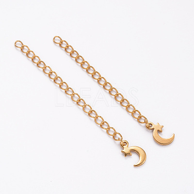 Ion Plating(IP) 304 Stainless Steel Chain Extender STAS-F098-16-1