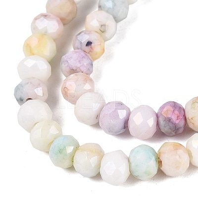 Ombre Effect Dyed Glass Beads Strands GLAA-C023-02-C21-1