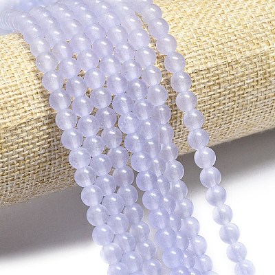 Natural Malaysia Jade Beads Strands G-L645-C01-6mm-02-1
