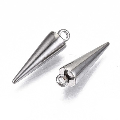 Non-Tarnish 201 Stainless Steel Pendants X-STAS-S117-002C-01-1