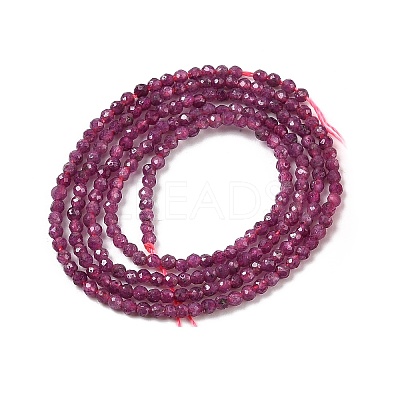 Natural Ruby Beads Strands G-K366-C09-2mm-1
