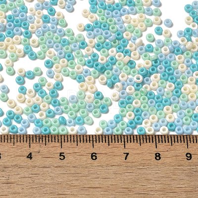Baking Paint Glass Seed Beads SEED-P006-03A-17-1