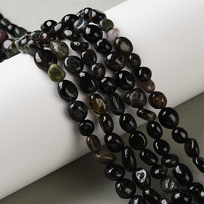 Natural Tourmaline Beads Strands G-C268-A02-6x8mm-1