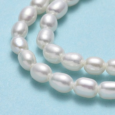 Natural Cultured Freshwater Pearl Beads Strands PEAR-J006-07F-1