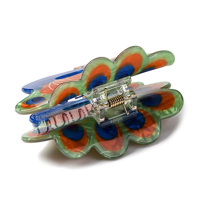 Acrylic Claw Hair Clips PHAR-D302-01B-G-1