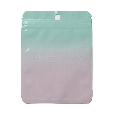 Rectangle Glitter Holographic PVC Resealable Packaging Bags ABAG-P011-01E-01-1