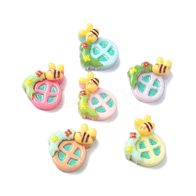 Macaron Color Opaque Resin Decoden Cabochons CRES-Q221-02F-1