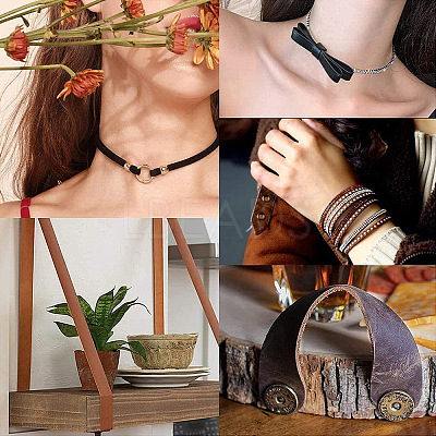 Flat Leather Jewelry Cord WL-GF0001-06C-02-1
