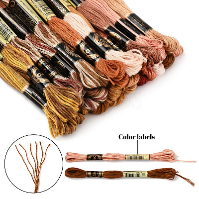 6-Ply Polyester Embroidery Floss OCOR-FS0001-05-1