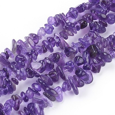 Natural Amethyst Beads Strands X-F014-1
